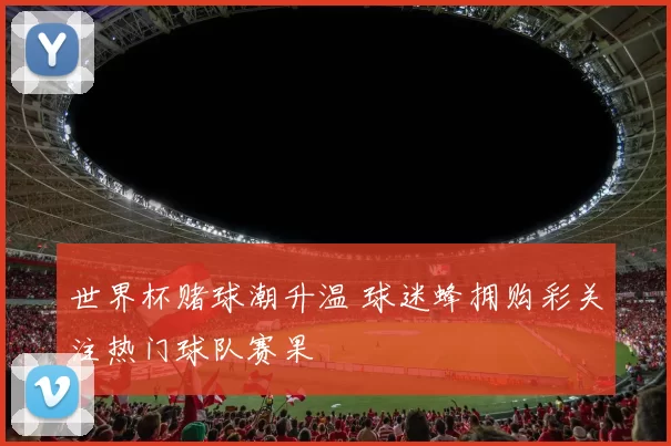 世界杯赌球潮升温 球迷蜂拥购彩关注热门球队赛果