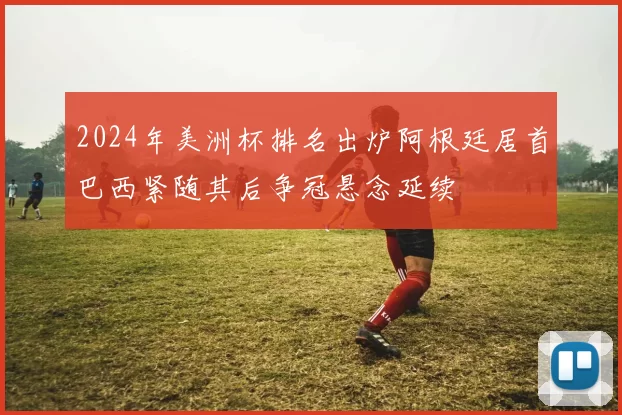 2024年美洲杯排名出炉阿根廷居首巴西紧随其后争冠悬念延续